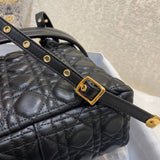 Black Cannage Lambskin Small Backpack M9221