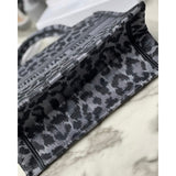 Book Tote Bag 26cm Multicolor Mizza Embroidery