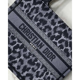 Book Tote Bag 26cm Multicolor Mizza Embroidery