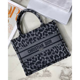 Book Tote Bag 26cm Multicolor Mizza Embroidery