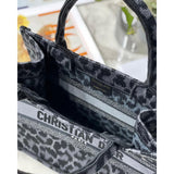 Book Tote Bag 26cm Multicolor Mizza Embroidery