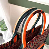 Book Tote Bag M1286 Orange