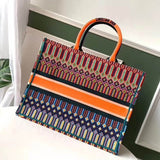 Book Tote Bag M1286 Orange