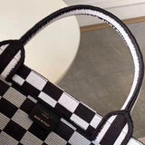 Book Tote Black And White Bag M1286