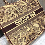 Book Tote Black Toile De Jouy Bag M1286