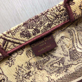 Book Tote Black Toile De Jouy Bag M1286