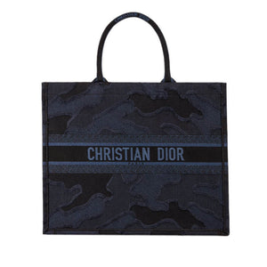 Christian   Book Tote Blue Camouflage Embroidery M1286
