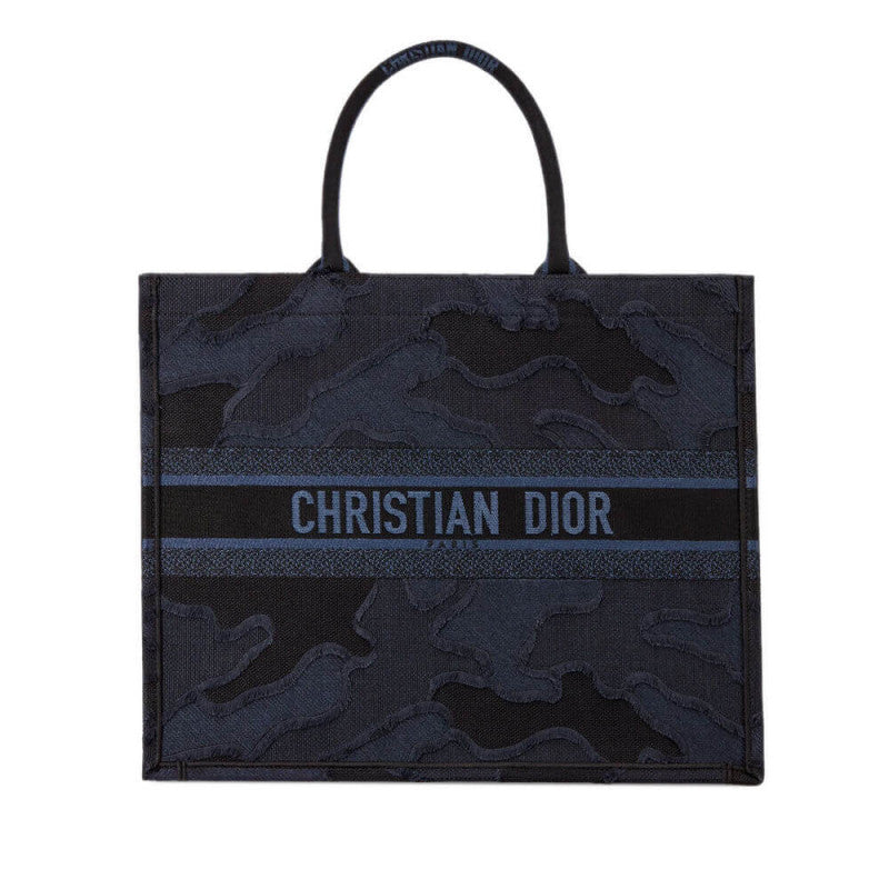 Christian Book Tote Blue Camouflage Embroidery M1286