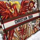 Book Tote Multicolor Phoenix Embroidery M1286
