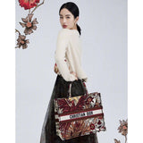 Book Tote Multicolor Phoenix Embroidery M1286