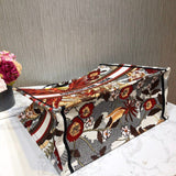 Book Tote Multicolor Phoenix Embroidery M1286