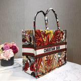 Book Tote Multicolor Phoenix Embroidery M1286