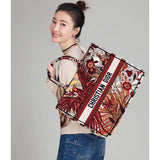 Book Tote Multicolor Phoenix Embroidery M1286