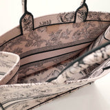 Book Tote Powder Pink Jardin Botanique Embroidery
