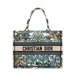 Christian   Book Tote White Multicolor Etoile de Voyage Embroidery
