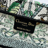 Book Tote White Multicolor Etoile de Voyage Embroidery