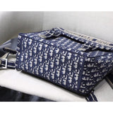Embroidered Canvas Backpack M1293