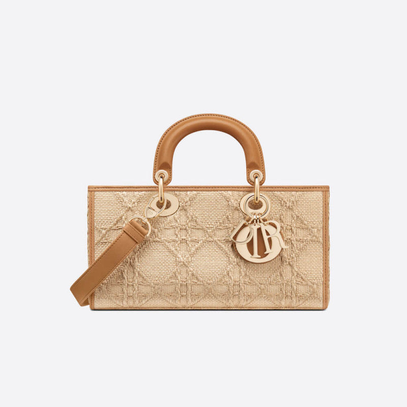 Christian Lady D-Joy Bag Natural Cannage Raffia M05400