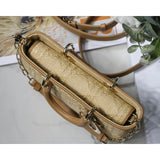 Lady D-Joy Bag Natural Cannage Raffia M05400