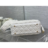 Medium Lady D-Lite Bag M05659 in Cannage Shearling