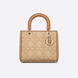 Medium Lady Bag Natural Cannage Raffia M0565