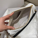 Medium Vibe Hobo Bag M7201 White Cannage Lambskin