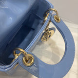 Micro Lady Bag in Patent Cannage Calfskin S0856