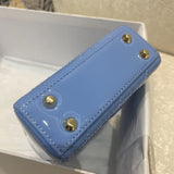 Micro Lady Bag in Patent Cannage Calfskin S0856