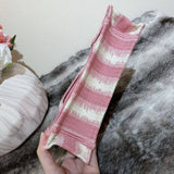 Mini Book Tote Pink D-Stripes Embroidery S5475