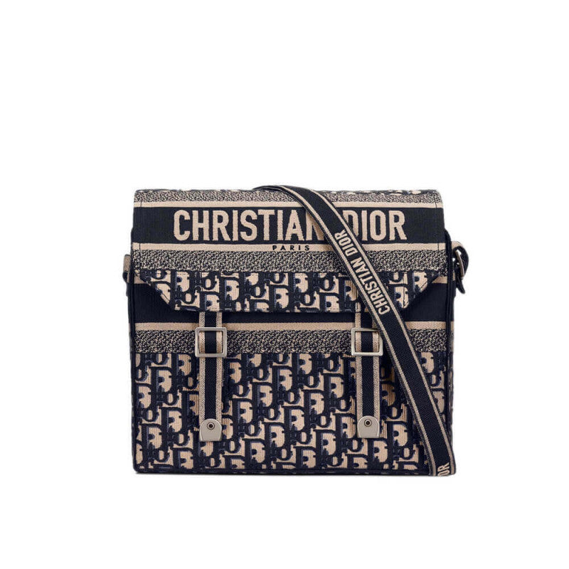 Christian Oblique Embroidery camp Bag M1291