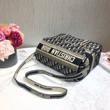 Oblique Embroidery  camp Bag M1291