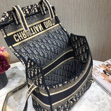 Oblique Embroidery  camp Bag M1291