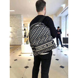 Oblique Jacquard  travel Backpack M6104
