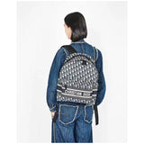 Oblique Jacquard  travel Backpack M6104