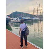 Oblique Jacquard  travel Backpack M6104