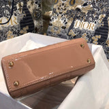 Patent Calfskin Mini Lady Bag M0505