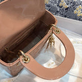 Patent Calfskin Mini Lady Bag M0505