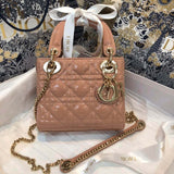 Patent Calfskin Mini Lady Bag M0505