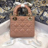 Patent Calfskin Mini Lady Bag M0505