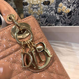 Patent Calfskin Mini Lady Bag M0505