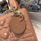 Patent Calfskin Mini Lady Bag M0505