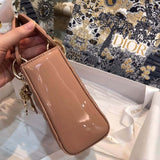 Patent Calfskin Mini Lady Bag M0505