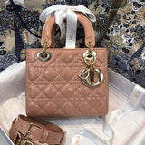 Christian   Patent Calfskin Small Lady   Bag M0531
