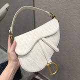 Saddle Bag Ecru Ultramatte Calfskin M0446