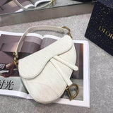 Saddle Bag Ecru Ultramatte Calfskin M0446