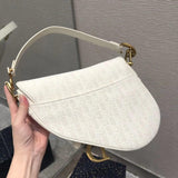 Saddle Bag Ecru Ultramatte Calfskin M0446