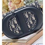 Signature Bag With Strap Blue Oblique Jacquard M9280