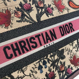 Small Book Tote Broderie Flowers Multicolore M1296