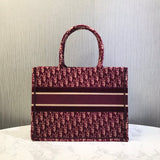 Small Book Tote Embossed Velvet M1296