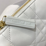 Small Vibe Hobo Bag M7200 White Cannage Lambskin